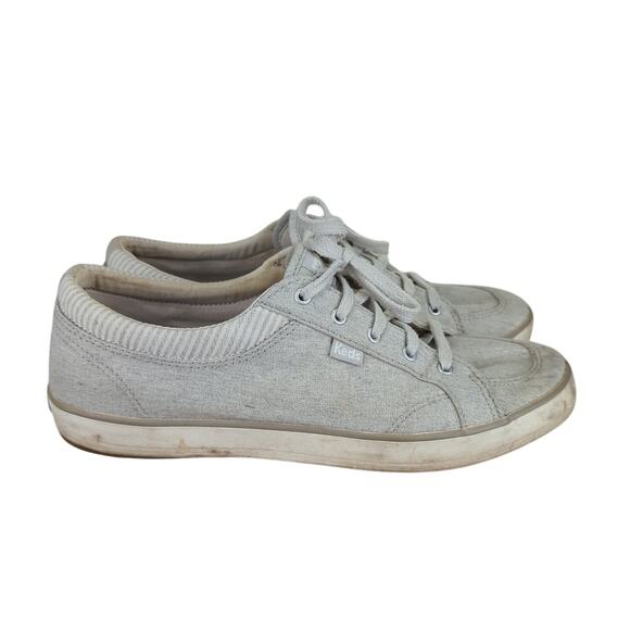 Keds Center Chambray Gray‎ Sneakers WF61858 Sneakers Comfort Women's Size 9.5 - Picture 1 of 8